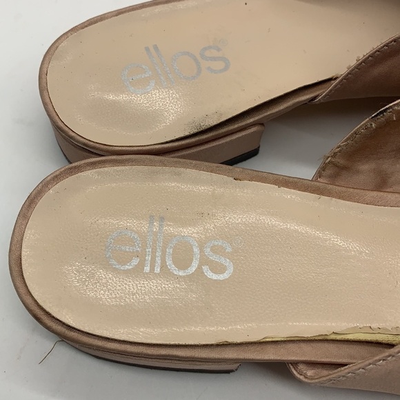 Ellos Satiny Blush Color Slip on Mule Sz 9. BFL0595A - Picture 3 of 8